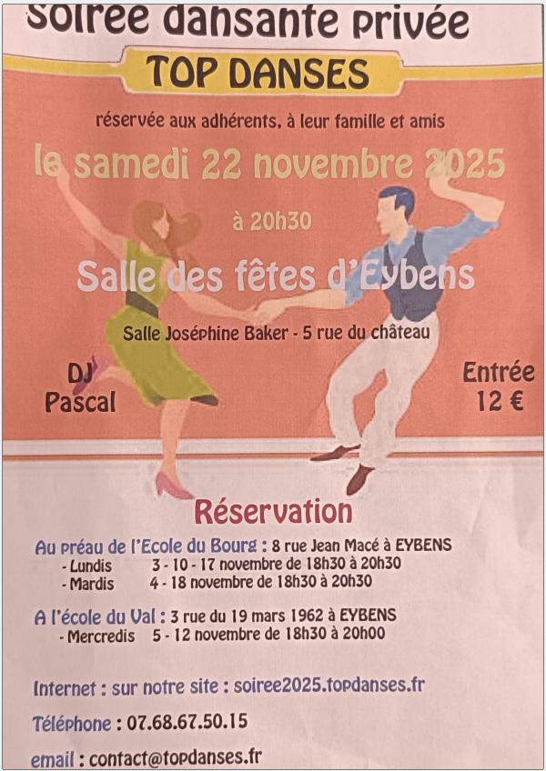 soirée topdanses